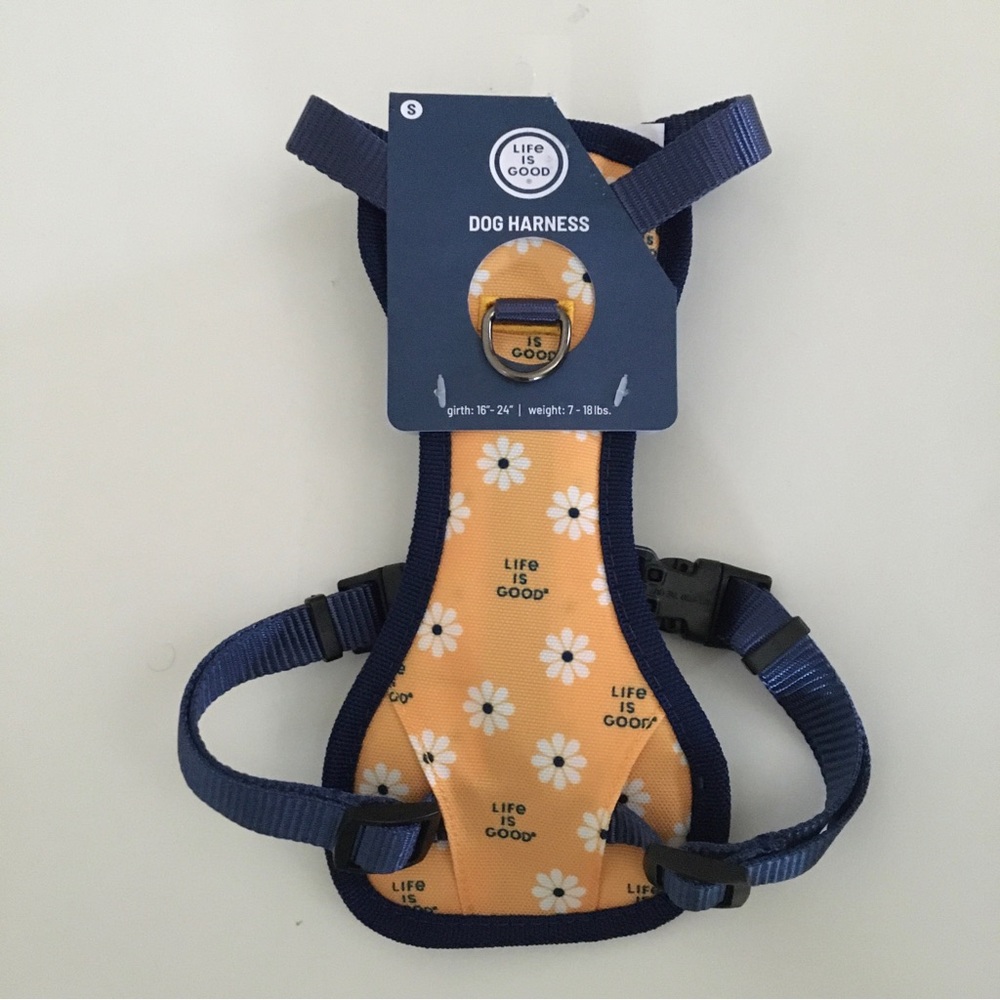 NEW (S) Dog Harness Baja Yellow for Small Dogs | Life is Good